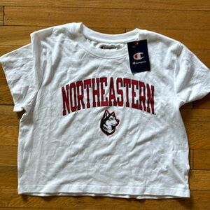 Northwestern University cropped bb tee xl NWT